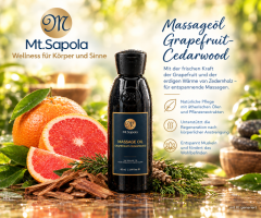 Massageöl Grapefuit-Zedernholz