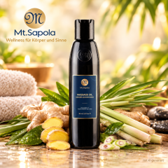 Mt.Sapola Massageöl Ginger-Lemongrass
